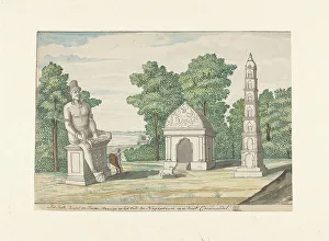 Brandes Jan Prints: Shrine at Negapatnam on the coast of Coromandel, 1785. Creator: Jan Brandes