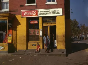Corner Shop Prints: Shulmans market, on N at Union Street S