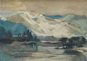 British Columbia Prints: On The Shuswap Lake, c1911. Artist: Charles John Collings