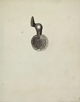 Shutter Prints: Shutter Dog, 1935/1942. Creator: F. W. Powell