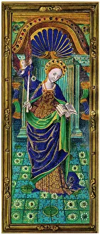 Shutter of a triptych, champleve enamel on copper, 16th century, (1931) Shutter of a triptych, champleve enamel on copper, 16th century, (1931)