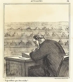 Distracted Prints: Si je n'allais pas etre reelu!, 1869