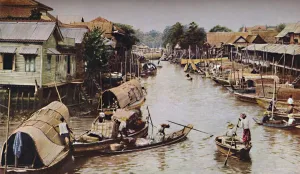 House On Stilts Prints: Siam, c1930s