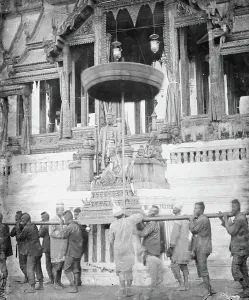 Thailand Southeast Asia Prints: Siam (Thailand): the tonsurate ceremony of Prince Chulalongkorn