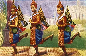 Iasmatzis Prints: Siamese dancers, c1928. Creator: Unknown