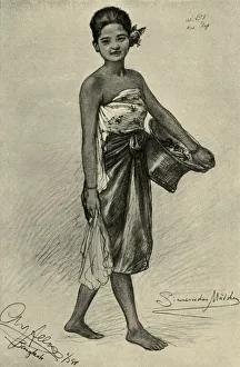 Andresen Prints: Siamese girl, Bangkok, 1898. Creator: Christian Wilhelm Allers