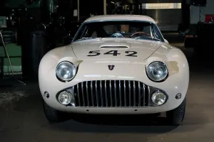 Siata Mille Miglia by Touring 1952. Artist: Simon Clay