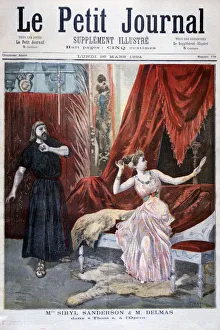 Oswaldo Prints: Sibyl Sanderson and Delmas in Jules Massenets opera Thais
