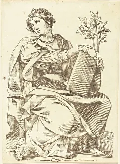 Sybil Prints: Sibylla Agrippa, 1625. Creator: Jacques Stella