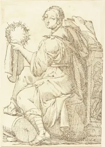 Priestess Prints: Sibylla Delphica, 1625. Creator: Jacques Stella