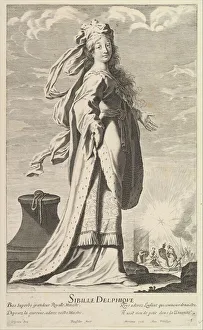 Gilles Prints: Sibylle Delphique, ca. 1635. Creators: Gilles Rousselet, Abraham Bosse