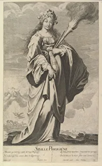 Gilles Prints: Sibylle Phrygienne, ca. 1635. Creators: Gilles Rousselet, Abraham Bosse