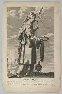 Bosse Abraham Collection: Sibylle Samienne, ca. 1635. Creators: Gilles Rousselet, Abraham Bosse