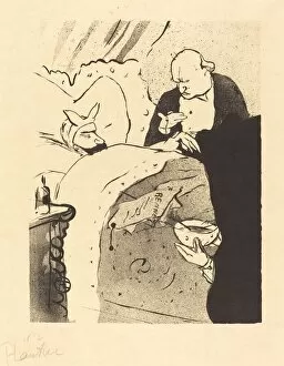 Post Impressionism Collection: Sick Carnot! (Carnot malade!), 1893. Creator: Henri de Toulouse-Lautrec
