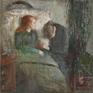 The Sick Child, 1885-1886. Artist: Munch, Edvard (1863-1944)