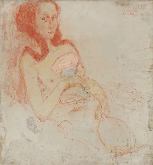 Innsbruck Prints: Sick girl, 1923