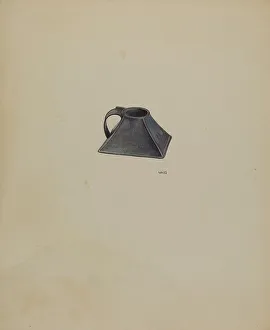 White Edward Prints: Sick Lamp, c. 1937. Creator: Edward White