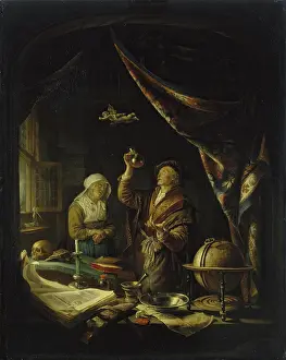 Patient Prints: Sick Woman at the Doctor's, 1665