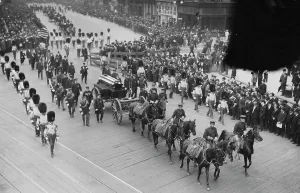 Daniel Edgar Sickles Prints: Sickles funeral, 1914. Creator: Bain News Service