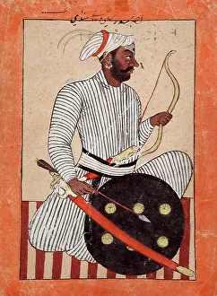Rajah Prints: Sidh Sen (Reigned 1684-1727), Mid-18th century. Creator: Unknown