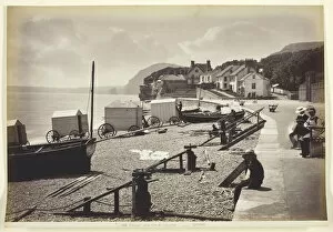 Sidmouth, West of Esplanade, 1860/94. Creator: Francis Bedford