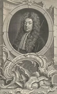 Sir G Kneller Gallery: Sidney, Earl of Godolphin, Lord High Treasurer, ca. 1740. Creator: Jacobus Houbraken