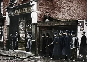 East End Prints: The Sidney Street siege, Whitechapel, London, 1911, (1935)