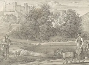 Ferdinand Olivier Prints: Sieben Gegenden aus Salzburg und Berchtesgaden Geordnet nach den sieben Tagen der Woche