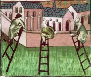 Holy Prints: Siege of Antioch (Turkey) by the troops of Godfrey of Bouillon during the first crusade (1097)