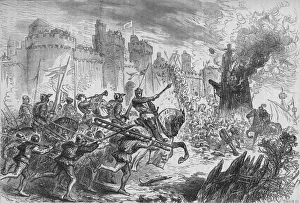 Edward Plantagenet Prints: The Siege of Berwick, c1880