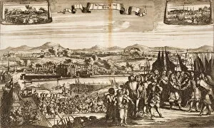 Bibliotheek Van Het Vredespaleis Collection: The Siege of Bonn, 1689 (From: Schauplatz des Krieges). Creator: Anonymous