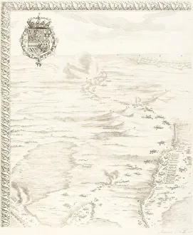 Siege Of Breda Prints: The Siege of Breda [plate 1 of 6], 1627 / 1628. Creator: Jacques Callot