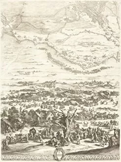 The Siege of Breda [plate 5 of 6], 1627 / 1628. Creator: Jacques Callot