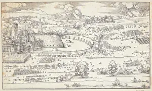 The siege of a castle, 1527. Creator: Durer, Albrecht (1471-1528)