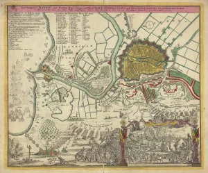 Danzig Prints: The Siege of Danzig, 1734, 1730s. Artist: Anonymous