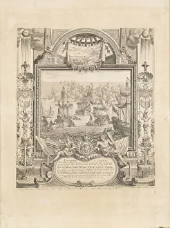 The siege of Gaeta in 1707. Creator: Corvinus; Johann August (1683-1738)