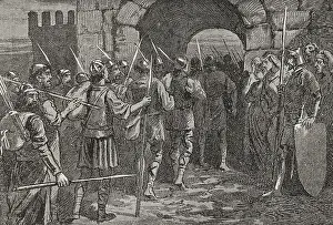Siege of Gerona (Girona) (27 June to 10 September 1285), 1890. Creator: Unknown