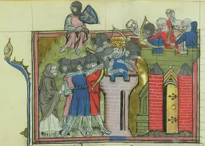 Longinus Prints: The Siege of Jerusalem, 1099 (From Li rommans de Godefroy de Buillon et de Salehadin')