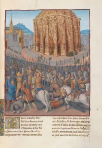 Siege of Jerusalem by Nebuchadnezzar II. Illustration in Flavius Josephus Antiquities of the Jews Siege of Jerusalem by Nebuchadnezzar II. Illustration in Flavius Josephus Antiquities of the Jews