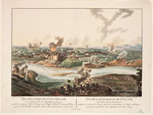 Russo Turkish War Collection: The siege of Khotyn in 1788, 1788. Artist: Schuetz, Carl (1745-1800)
