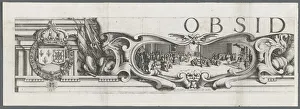 1592 1635 Prints: The Siege of La Rochelle: Plate 1, 1628-1630