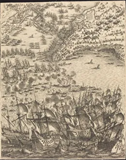 The Siege of La Rochelle [plate 11 of 16; set comprises 1952. 8. 97-112], 1628 / 1631