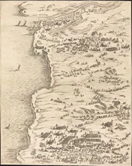 The Siege of La Rochelle [plate 5 of 16; set comprises 1952.8.97-112], 1628 / 1631