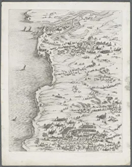 1592 1635 Prints: The Siege of La Rochelle: Plate 5, 1628-1630. Creator: Jacques Callot (French, 1592-1635)