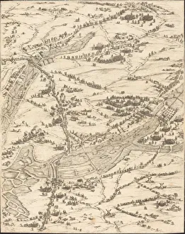 Huguenot Prints: The Siege of La Rochelle [plate 7 of 16; set comprises 1952. 8. 97-112], 1628 / 1631