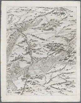 1592 1635 Prints: The Siege of La Rochelle: Plate 7, 1628-1630. Creator: Jacques Callot (French, 1592-1635)