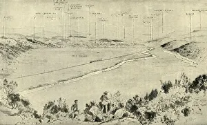 January Prints: The Siege of Ladysmith, Jan. 1900. View from Bulwana Hill, 1900. Creator: George Lynch