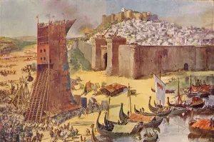 Portugal Prints: The Siege of Lisbon, 1147, 1917