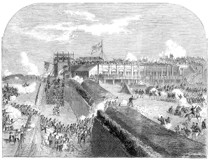 Mock Battle Prints: The siege operations at St. Mary's Creek