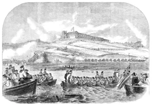 Mock Battle Prints: The siege operations in St. Mary's Creek